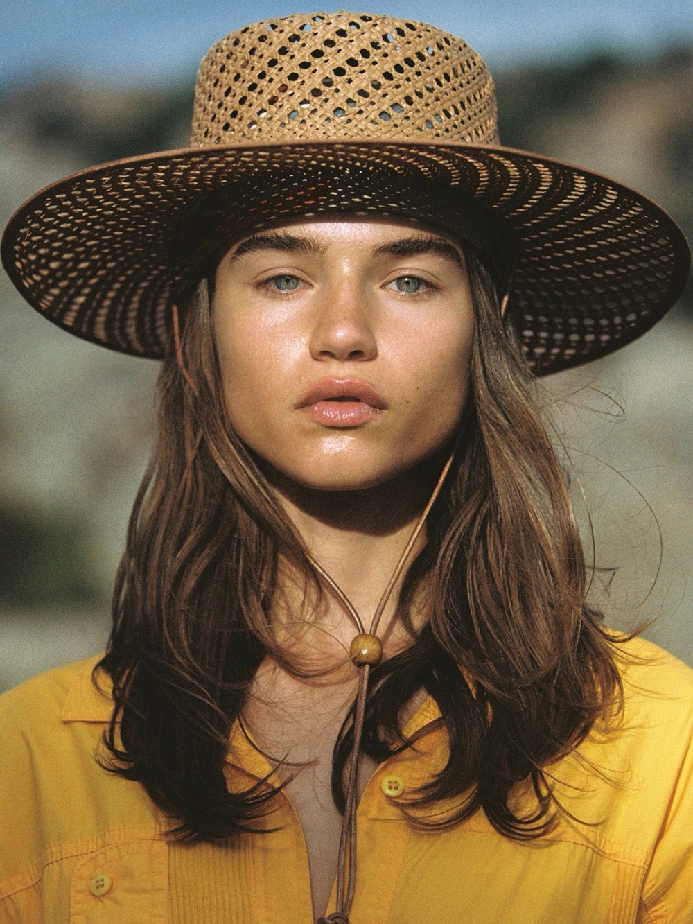 Lack Of Color The Cesca Hat in Natural Brown - Medium